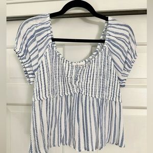 Pink Rose | Patterned Babydoll Top